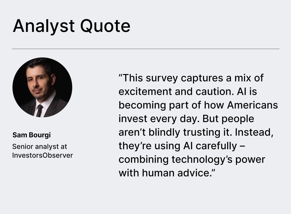 AI survey – analyst quote