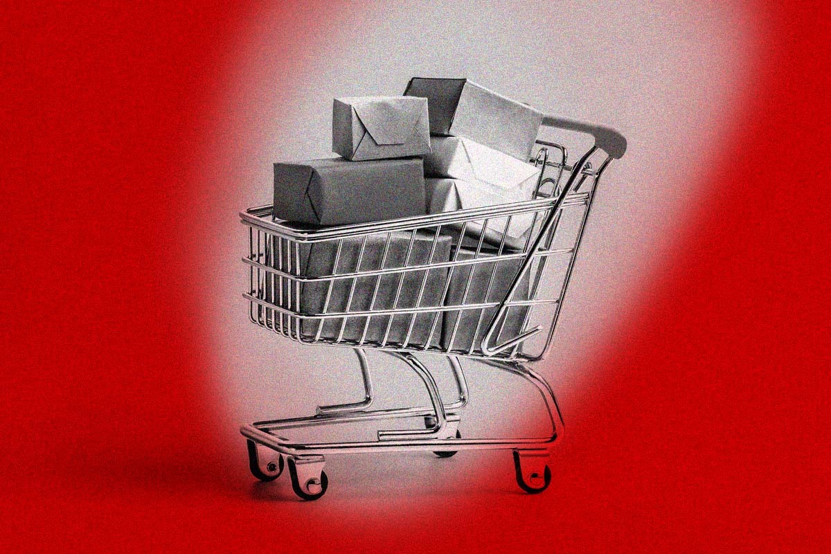 shopping cart full