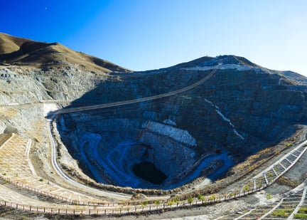 mining mountain pass