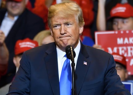 Trump down