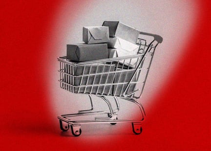 shopping cart full