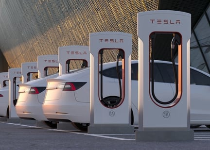 tesla charging